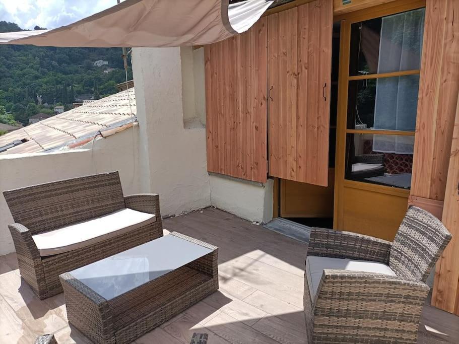 Grand Gite Terrasses Largentière Exteriér fotografie