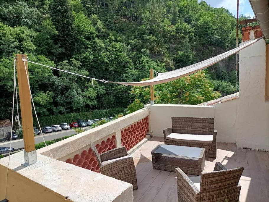 Grand Gite Terrasses Largentière Exteriér fotografie